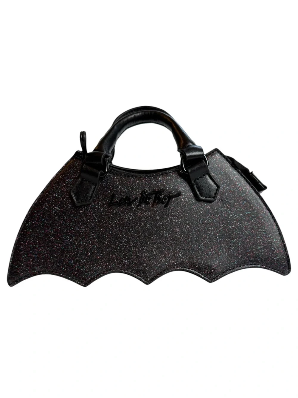 NWT Luv Betsey by Betsey Johnson bat shaped Goth Punk Halloween Clutch Purse